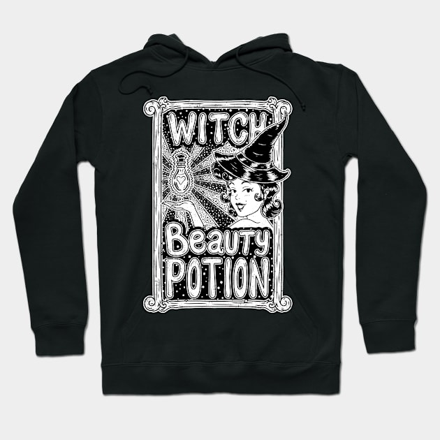 WITCH POTION Front & Back print Hoodie by Firebrander